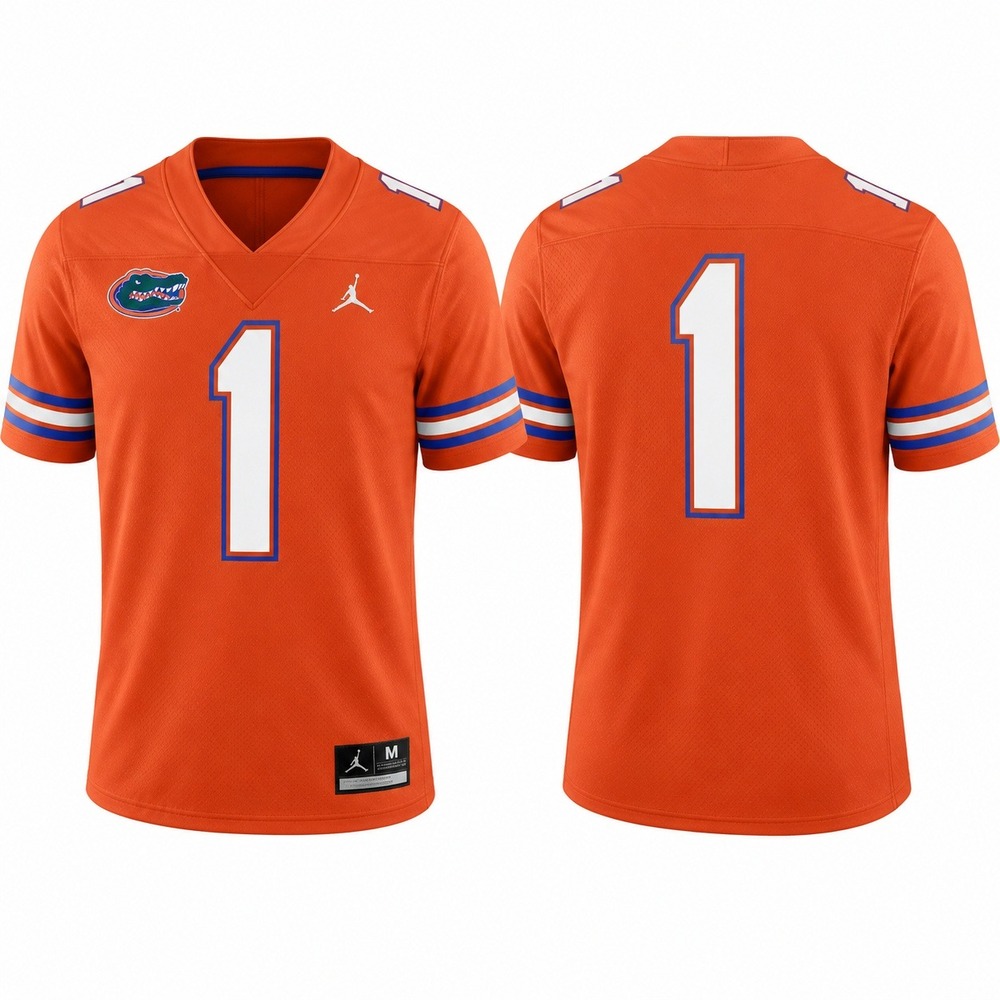 Jordan Brand Florida Gators #1 Football Jersey Orange Mens XXL NWT Dri-FIT